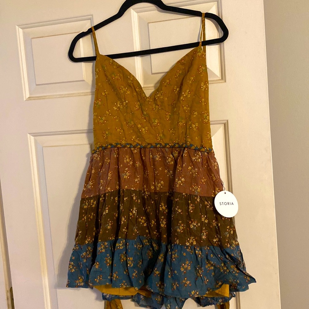 Boho Storia Ruffled Romper